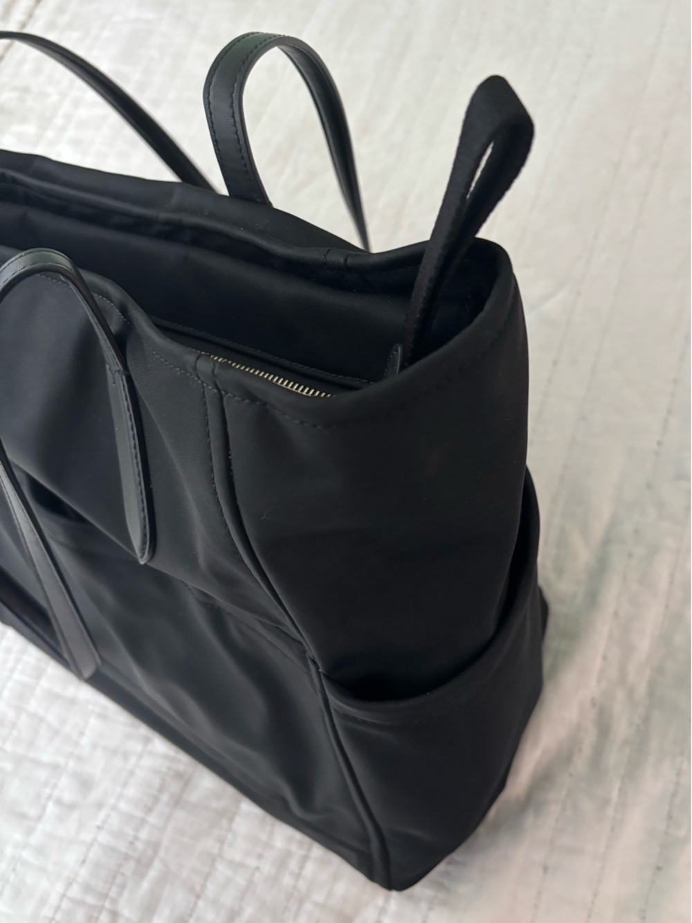 Kate Spade Chelsea Black Nylon Tote Bag with Multiple Pockets - Picture 6 of 14